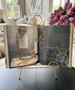 Inspire Me! Home Decor Gold Metal Easel