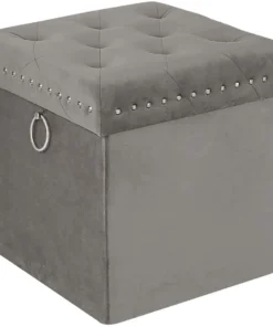 Inspire Me! Home Decor Gold Anastasia Storage Ottoman (4 Colors)