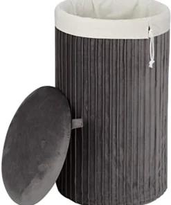 Inspire Me! Home Decor Lydia Pleated Hamper (3 Colors)