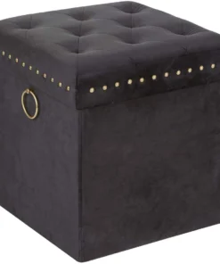 Inspire Me! Home Decor Gold Anastasia Storage Ottoman (4 Colors)