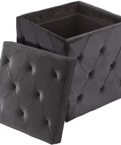 Inspire Me! Home Decor OTTOMANS Genevieve Storage Ottoman (3 Colors)