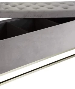 Inspire Me! Home Decor Jessica Storage Bench (2 Colors) Gold