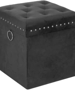 Inspire Me! Home Decor Gold Anastasia Storage Ottoman (4 Colors)
