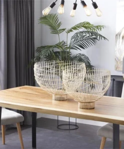 Inspire Me! Home Decor Oversized Gold Wire Bowls (Set Of 2)