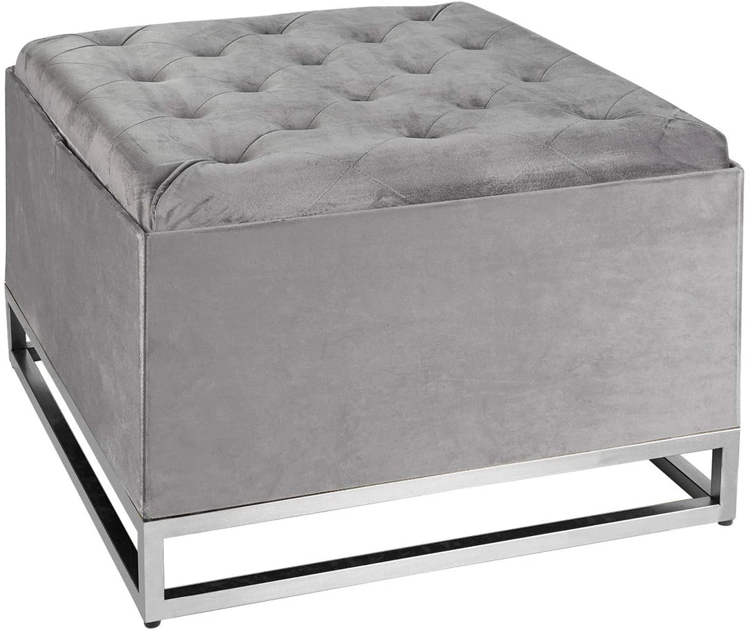 Inspire Me! Home Decor Caroline Storage Ottoman (3 Colors)