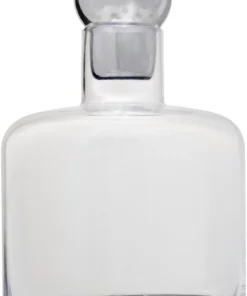 Inspire Me! Home Decor Decanter With Silver Round Top "From Pops Of Color Home Collection"