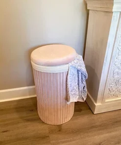 Inspire Me! Home Decor Lydia Pleated Hamper (3 Colors)
