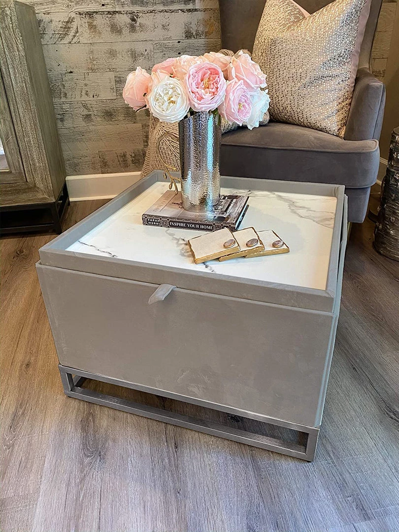 Inspire Me! Home Decor Caroline Storage Ottoman (3 Colors)