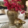 Inspire Me! Home Decor Oversized Gold Ginger Jar With Lid