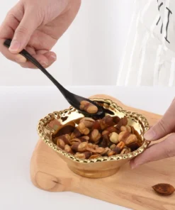 Inspire Me! Home Decor Gold Wavy Beaded Bowls (2 Sizes)