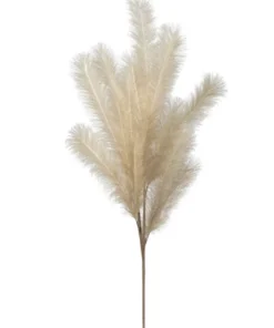 Inspire Me! Home Decor 47" Cream Feather Pampas Stem PRE-ORDER Floral Stems