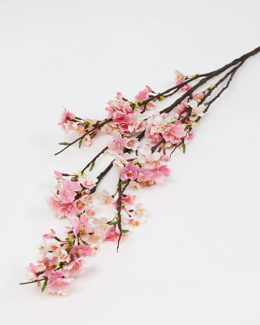 Inspire Me! Home Decor Floral Stems 51" Pink & Cream Cherry Blossom Stem