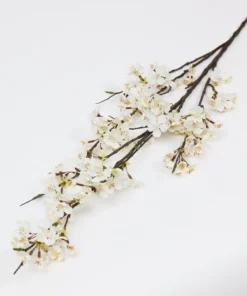 Inspire Me! Home Decor Floral Stems 51" White Cherry Blossom Stem