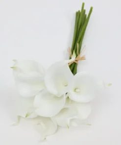 Inspire Me! Home Decor 12" White Calla Lily Bundle Floral Stems