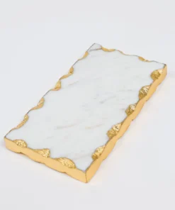 Inspire Me! Home Decor Mini Rectangular Marble Tray (2 Colors)