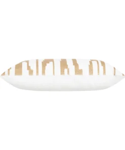 Cloud9d PILLOWS, RUGS, & THROWS Becca Ivory Gold Pillow - 14" X 20"