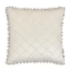 Cloud9d Diamond Beige Pillow - 20" X 20" PILLOWS, RUGS, & THROWS