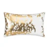 Cloud9d PILLOWS, RUGS, & THROWS Elise Ivory Gold Pillow - 14" X 20"