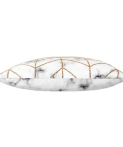 Cloud9d PILLOWS, RUGS, & THROWS Keva - Digital Printed Velvet Square Pillow W/ Hand Beaded Gold Sequin Beads - 22" X 22"