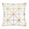 Cloud9d PILLOWS, RUGS, & THROWS Sera Ivory Gold Pillow - 20" X 20"