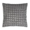 Cloud9d PILLOWS, RUGS, & THROWS Serena Grey Pillow - 20" X 20"