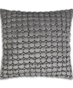 Cloud9d PILLOWS, RUGS, & THROWS Serena Grey Pillow - 20" X 20"