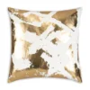 Cloud9d Zara Ivory Gold Pillow - 22" X 22"