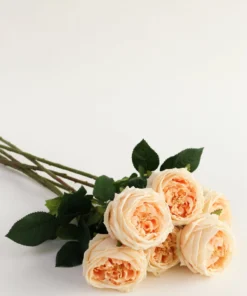 Inspire Me! Home Decor Real Touch Austin Rose (4 Colors) Floral Stems