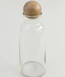 Inspire Me! Home Decor Glass Decanter W/ Mango Wood Stopper