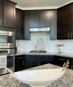 Inspire Me! Home Decor Oblong White Ceramic Bowl With Gold Textured Details " From Pops Of Color Home Collection"