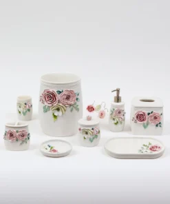 Inspire Me! Home Decor Spring Garden Bath Collection (11 Items)