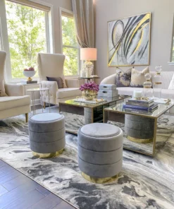 Inspire Me! Home Decor Olivia Storage Ottoman (3 Colors)