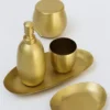 Inspire Me! Home Decor Gold Hammered Bathroom Collection (5 Items)