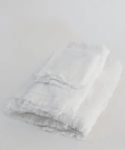 Inspire Me! Home Decor White Heathered Stripe Towel (3 Sizes)