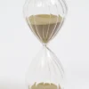 Inspire Me! Home Decor Glass Hourglass With Gold Sand
