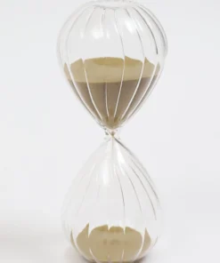 Inspire Me! Home Decor Glass Hourglass With Gold Sand