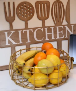 Inspire Me! Home Decor WALL ART & MIRRORS Wooden Kitchen Utensil Sign