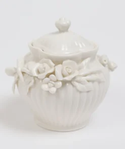 Inspire Me! Home Decor White Floral Tea Set (3 Items) Each Sold Individually KITCHEN