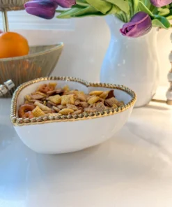 Inspire Me! Home Decor Gold Heart Bowl (2 Colors)