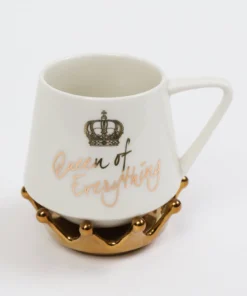 Inspire Me! Home Decor Queen Of Everything Mug Gold