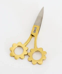 Inspire Me! Home Decor Gold Flower Handle Scissors