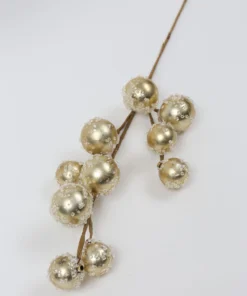 Inspire Me! Home Decor Gold Pearl Orb Spray