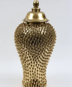 Inspire Me! Home Decor Gold Studded Ginger Jar (3 Sizes)