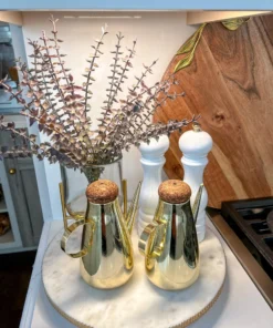 Inspire Me! Home Decor 21" Purple Tones Floral Bundle (6 Stems)