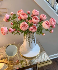 Inspire Me! Home Decor 23" Real Touch Triple Bloom Ranunculus (2 Colors)