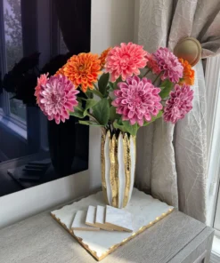 Inspire Me! Home Decor 24" Real Touch Dahlia (3 Colors)