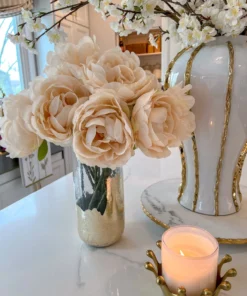 Inspire Me! Home Decor Gold Crown Candle Holder