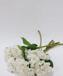 Inspire Me! Home Decor Floral Stems Real Touch White Hydrangea Stem