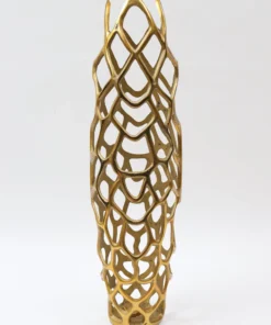 Inspire Me! Home Decor Gold Contemporary Floor Vase