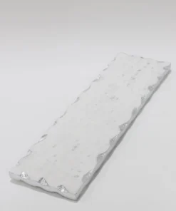 Inspire Me! Home Decor Marble Metallic Edged Rectangle Tray (2 Colors)